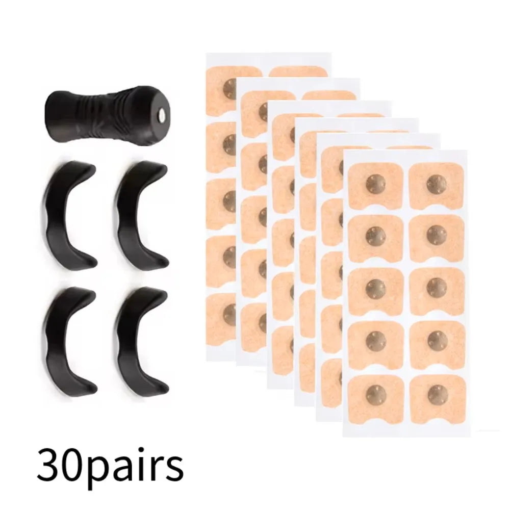 30-Day Anti-Snoring Magnetic Nasal Strips Durable Strong Adhesive Sleep Breath Improve Strips Snoring Relief Sleeping Helper for Night Rest