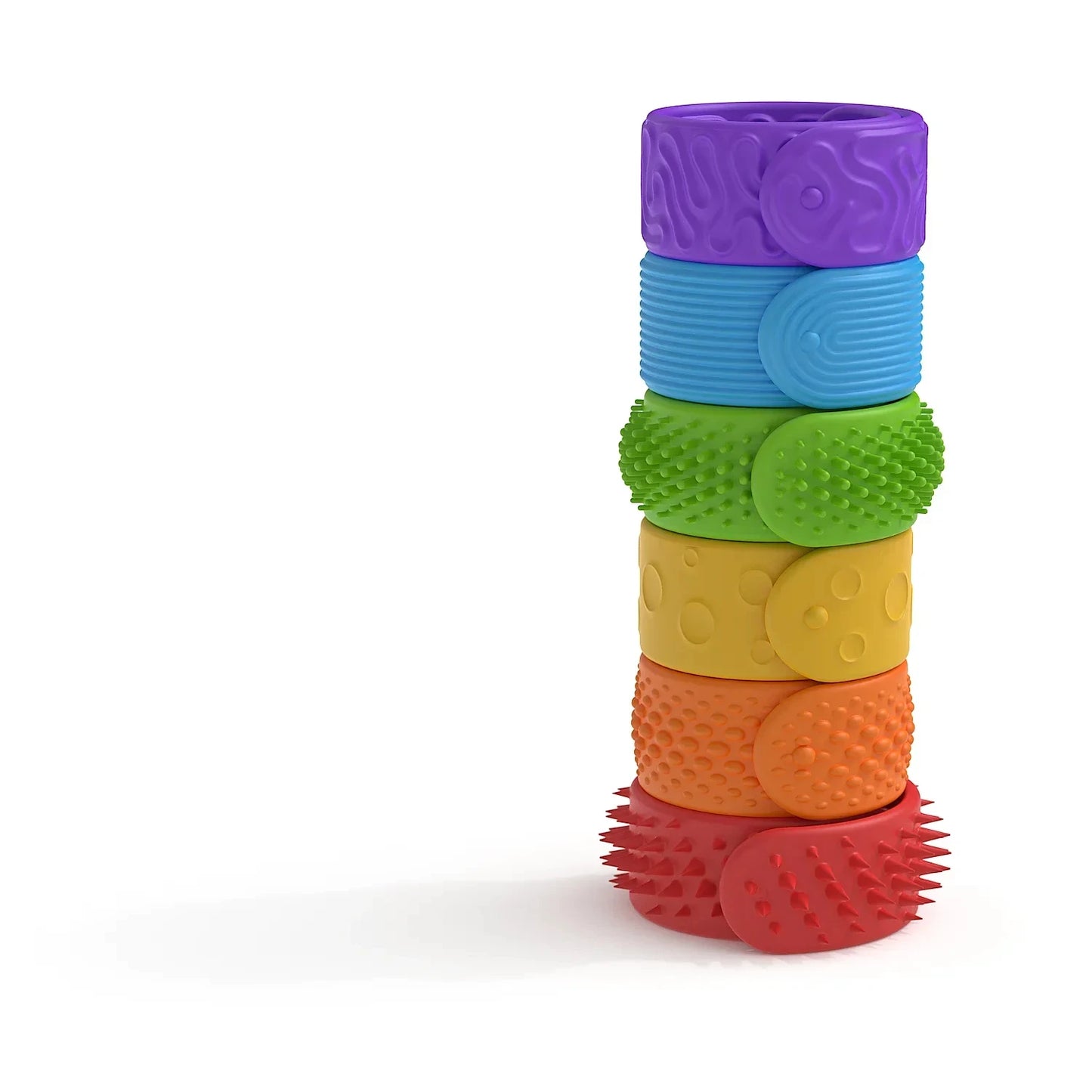 6Pcs Silicone Sensory Fidget Toys  Textured Slap Bracelets For Autism  Special Needs  Calming Stress Relief Fidgets For Kids