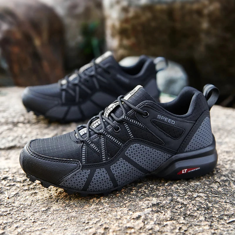 Cycling Shoes Men's Shoes Lockless Bicycle Sports Shoes Outdoor Mountain Off-road Lightweight Non-Slip Wear-Resistant Shoes39-47