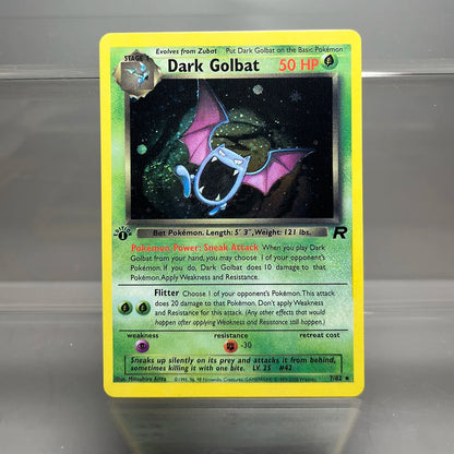 PKM Foil Cards Team Rocket Dark Blastoise Dragonite Charizard 1st Edition 1996 Single Cards Game Collection PTCG Proxy Cards