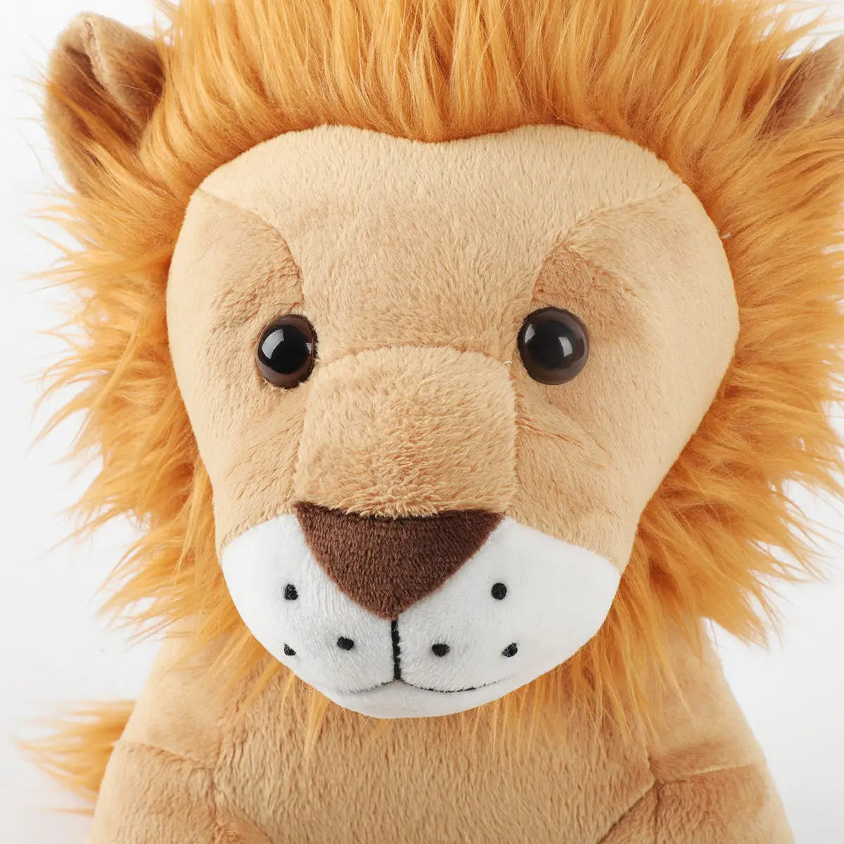 17cm/25cm/30cm Super Soft Cute Lion Plush Toy Fluffy Stuffed Animal for Kids Hugging Pillow Cartoon Birthday Gifts Home Decor