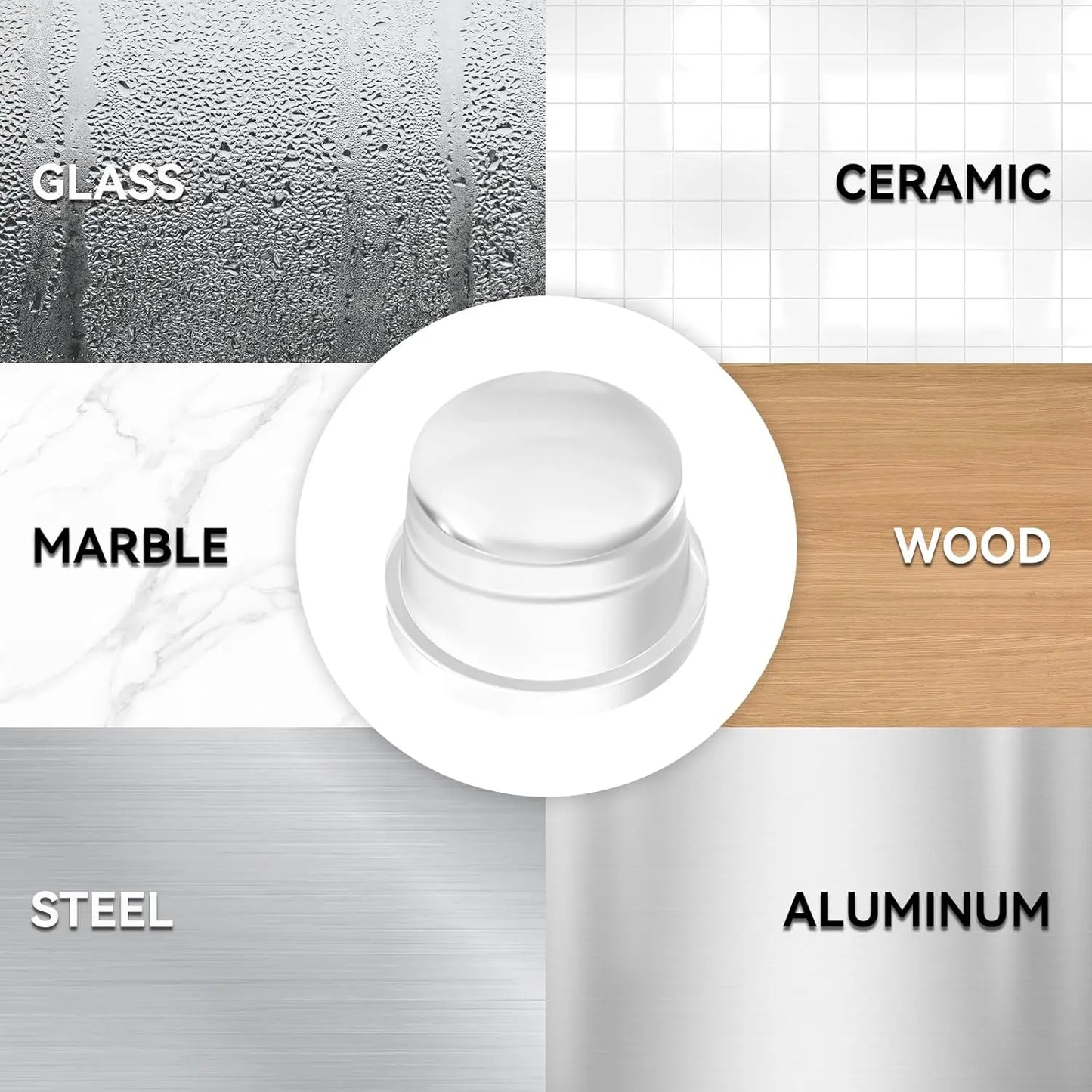 1-8Pcs Transparent Silicone Door Stopper No Drill Anti Bump Pad for Office Home Safety Protection Dodgers Door Stop