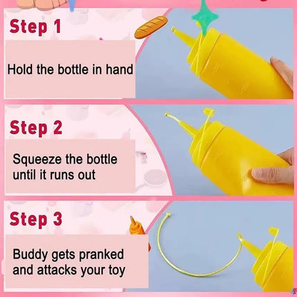 Squirt Ketchup Mustard Magic Tricks Fool Day Prank Toys Joke Magia Accessory Close Up Street Illusions Gimmicks Mentalism Props