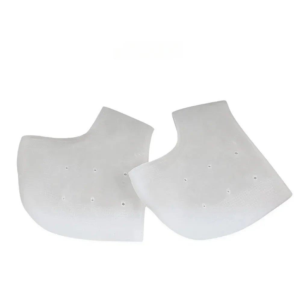 2PCS Achilles Tendonitis Bone Spur Aching Feet Relieve Pain Pedicure Tools Heel Cushion Gel Heel Protector for Plantar Fasciitis