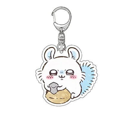 Chiikawa Pendant Anime Comic Acrylic Peripheral Keychain Hachiware Usagi Cute Pendant Bag Hanging Decoration Decoration