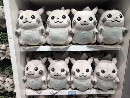 Genuine PokéMon Center PokéMon 30th Anniversary Original Pixel Style Plush Toy Stuffed Doll Anime Fans Collection Toy Gift