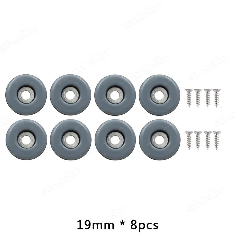 8pcs/lot Screws Furniture Glides PTFE Heavy Duty Furniture Slip Mat Glide Mat For Sofa Bed Table Couch Dining Chairs