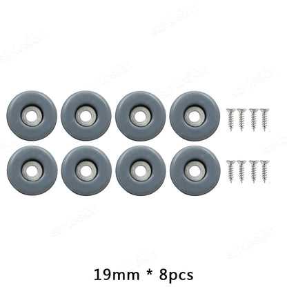 8pcs/lot Screws Furniture Glides PTFE Heavy Duty Furniture Slip Mat Glide Mat For Sofa Bed Table Couch Dining Chairs