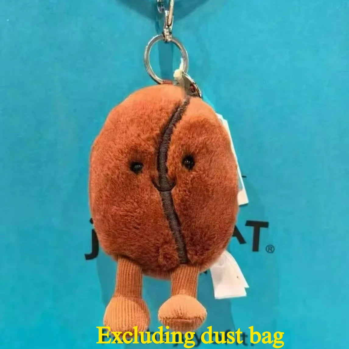 Hot tea bag Jc Cute Plush Toy label cute girl bag charm plush toy keychain Kawaii plush toy Limited New Gift bag