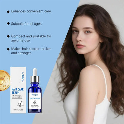 30ML Copper Peptide Serum for Hair Growth, GHK-Cu Peptide Hair Serum Non-Greasy Scalp Care for Thicker Fuller Hair Anti Loss