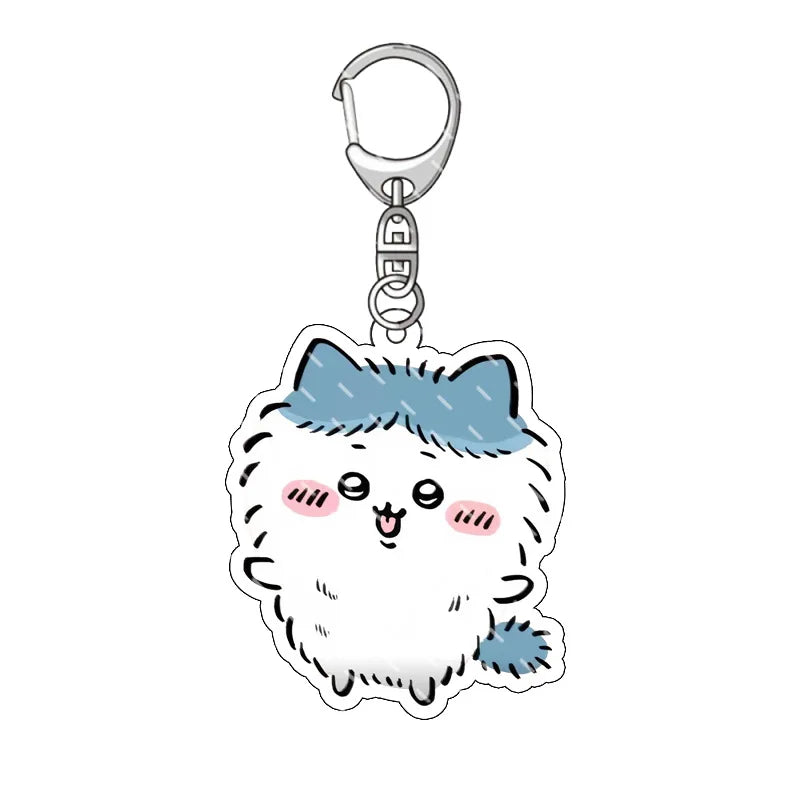 Chiikawa Pendant Anime Comic Acrylic Peripheral Keychain Hachiware Usagi Cute Pendant Bag Hanging Decoration Decoration