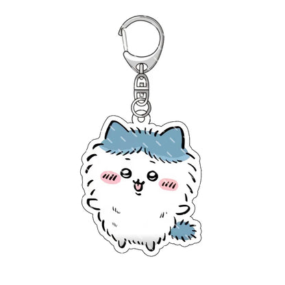 Chiikawa Pendant Anime Comic Acrylic Peripheral Keychain Hachiware Usagi Cute Pendant Bag Hanging Decoration Decoration