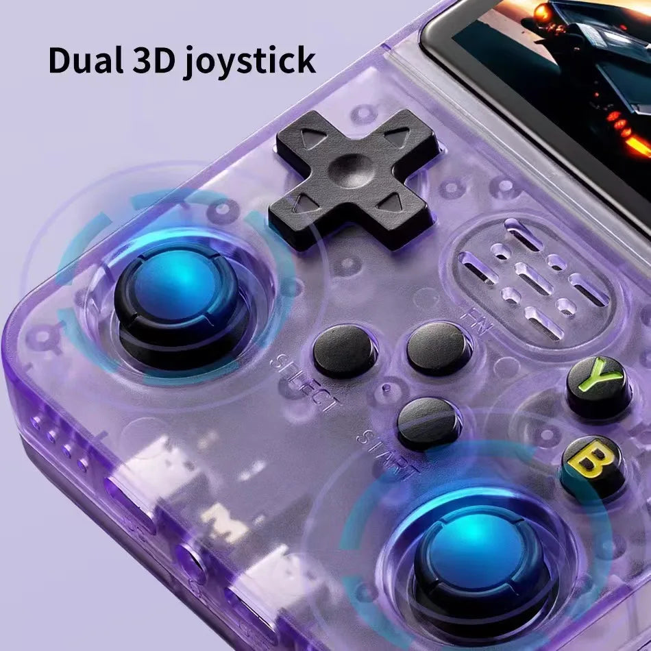 R36S Retro Handheld Video Game Console Linux System 3.5 Inch IPS Screen Portable Pocket Video Player R35S 128GB Games