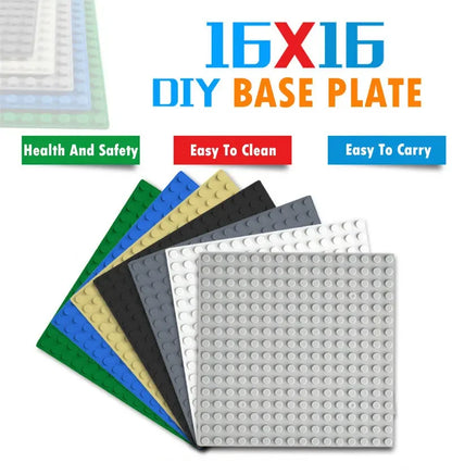 Baseplates 32x32 16x32 Dots Classic Base Plates MOC Bricks City Dimensions Building Blocks Figures Construction Toys
