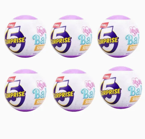 Genuine Zuru My Mini Baby Toy 5 Surpris Ball Ver1 Action Figures My Mini Baby Ver.2 Miniverse Anime Fiugres Decor Birthday Gift