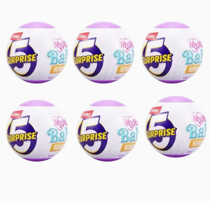 Genuine Zuru My Mini Baby Toy 5 Surpris Ball Ver1 Action Figures My Mini Baby Ver.2 Miniverse Anime Fiugres Decor Birthday Gift