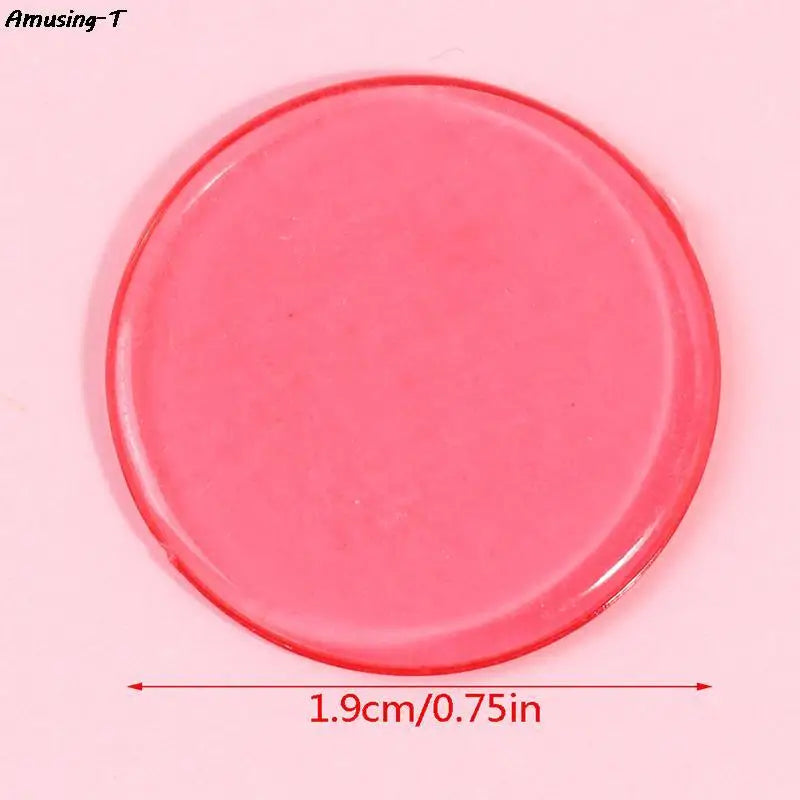 50PCS 15mm Plastic Poker Chips Casino Bingo Markers Token Family Game ToyCreative Gift Accessories