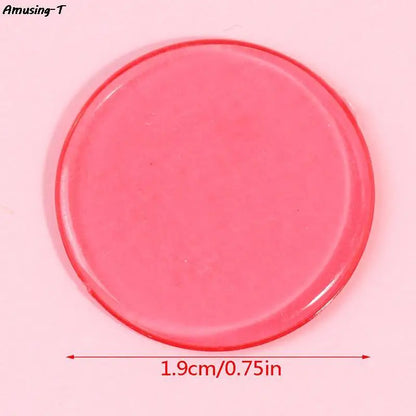50PCS 15mm Plastic Poker Chips Casino Bingo Markers Token Family Game ToyCreative Gift Accessories