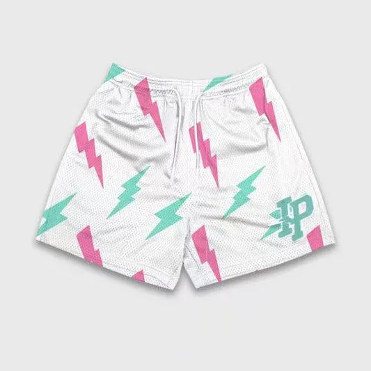 Mens Clothing IP Trend Casual Sports Shorts Gym Fitness Quick Dry Breathable Mesh Beach Basketball Jogger Short Pants Sweatpants
