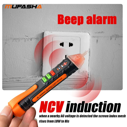 Non-Contact Voltage Detector Electrical Pen AC Voltage Tester Smart Breakpoint Finder 12-1000V