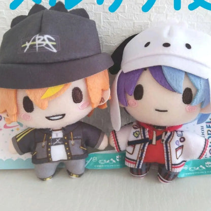 10cm Pjsk Plush Toy Keychain Project Sekai Shinonome Akito Stuffed Plush Doll Aoyagi Toya Pendant Backpack Bag Decor Gift