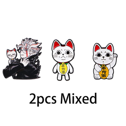 Anime Characters Enamel Brooches Badge on Backpack Lapel Pins For Clothing Fashion Jewelry Accessories Friend Gifts