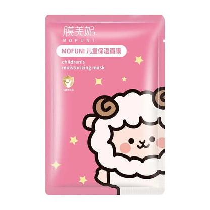 1/5/8 PCS Animal Character Face Masks Hydrating Spa Masks Sheet with Hyaluronic Acid, Skincare Party Facial Masks for Kids Teens