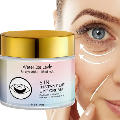 Eye Cream, Vitamin-Enhanced for Brightening and Anti-Oxidation, Retinol for Deep Nourishment, Multi-Essence Complex Formula, Lightweight Texture, Easy to Absorb, Stylish Design