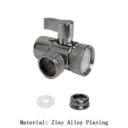 Faucet Switch Adapter Kitchen Sink Splitter Diverter Valve Water Tap Sprayer Connector Toilet Bidet Shower Bathroom Accessories