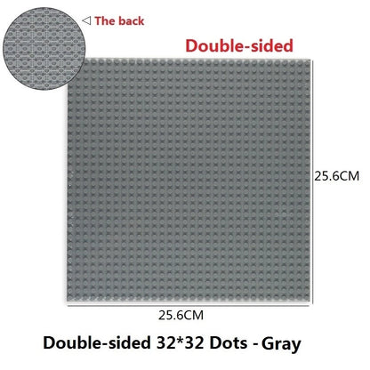 Base Plate 32*32 Dots Double-sided Base Building Blocks Baseplate Bricks Classical Bricks Kids Toys Compatible with Brand Blocks