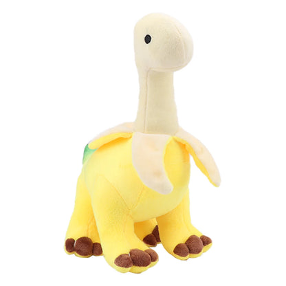 Cute Peeled Banana Brontosaurus Plush Toys Soft Stuffed Dragon Animals Peeled Banana Brontosaurus Toy Kawaii Gift for Kids