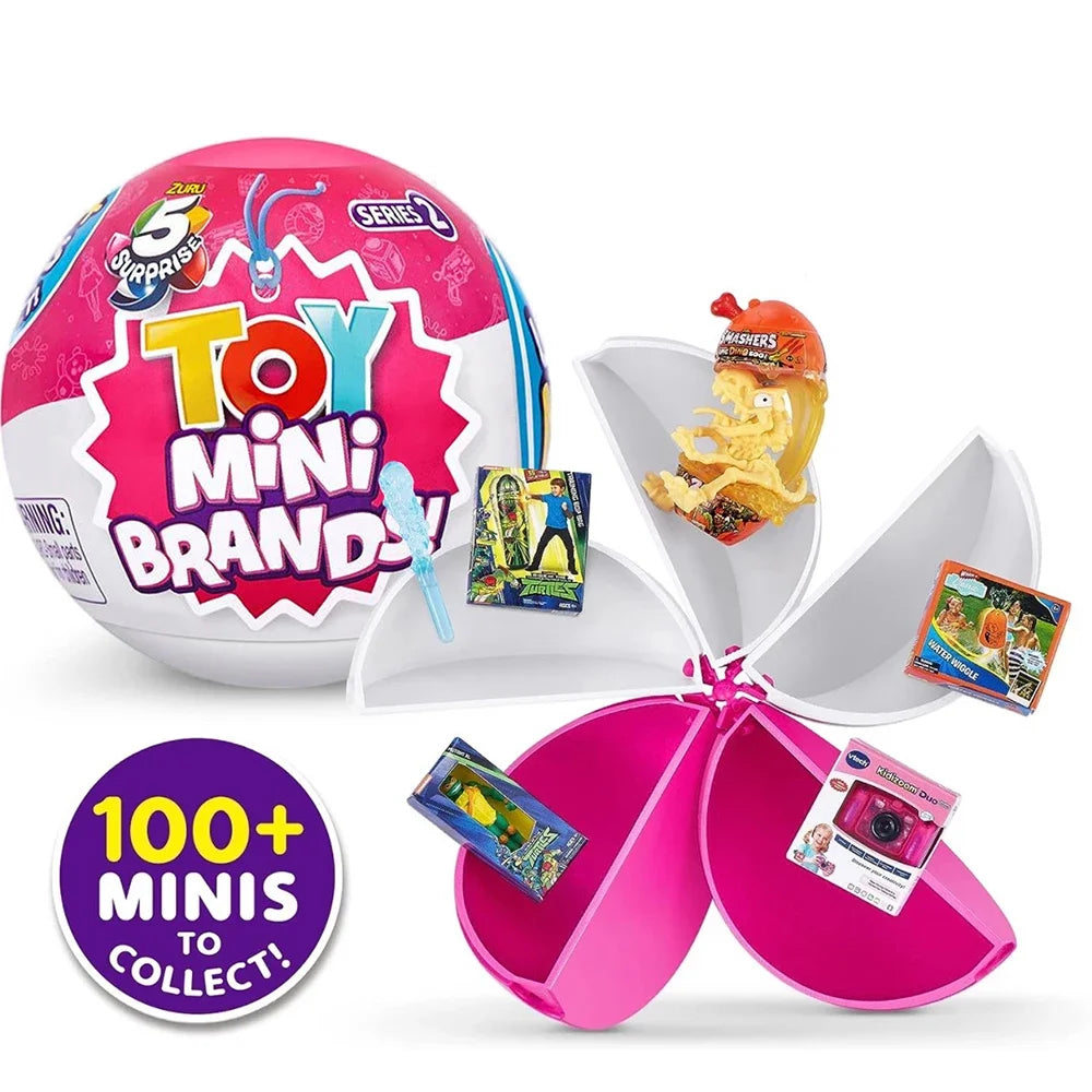 Zuru 5 Surprise Mini Brands Toys Zuru Mystery Blind Box Original Miniature Toy Surprise Blind Box Toy Gifts Cute Toys