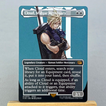 FIN HOLO14-Ⅰ01 Tcg proxy magical cards Vivi Ornitier Sephiroth, Fabled SOLDIER Summon Bahamut Cloud, Midgar Mercenary gathering