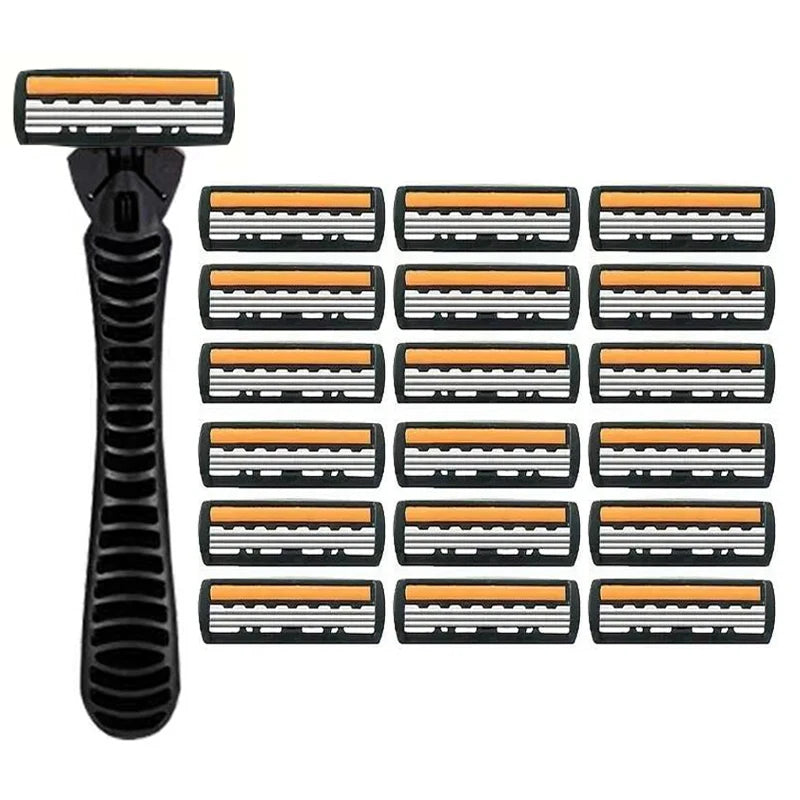 Shaver Brand New Design Men Razor Shaving Two Layer Shaver Reusable Razor Imported Blade Multi Tool Head Change