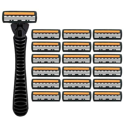 Shaver Brand New Design Men Razor Shaving Two Layer Shaver Reusable Razor Imported Blade Multi Tool Head Change