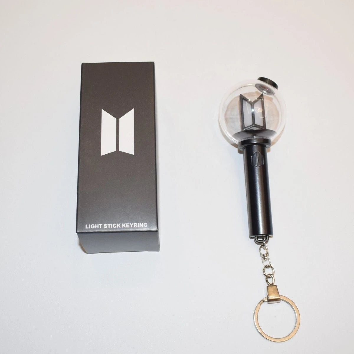 New Mini Kpop Army Ver.4 Lightstick Keychain Light Up Pendant Keyring