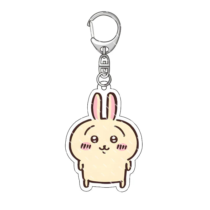 Chiikawa Pendant Anime Comic Acrylic Peripheral Keychain Hachiware Usagi Cute Pendant Bag Hanging Decoration Decoration