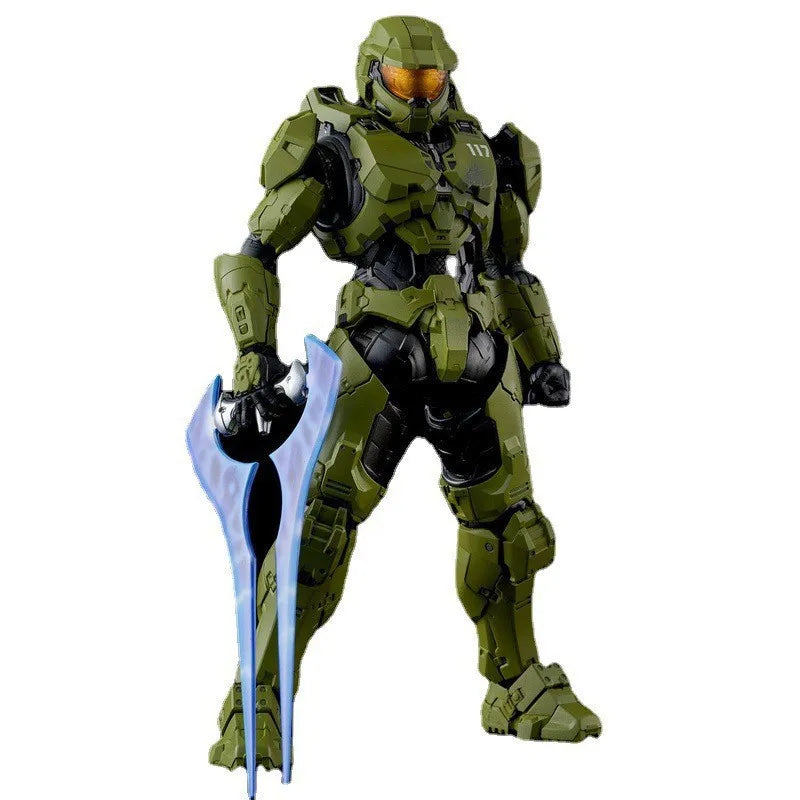 Game 18CM RE:EDIT Reach 1/12 SCALE MASTER CHIEF MJOLNIR MARK V1 Articulated Action Figurine Collectible Ornaments Cool Boys Gift