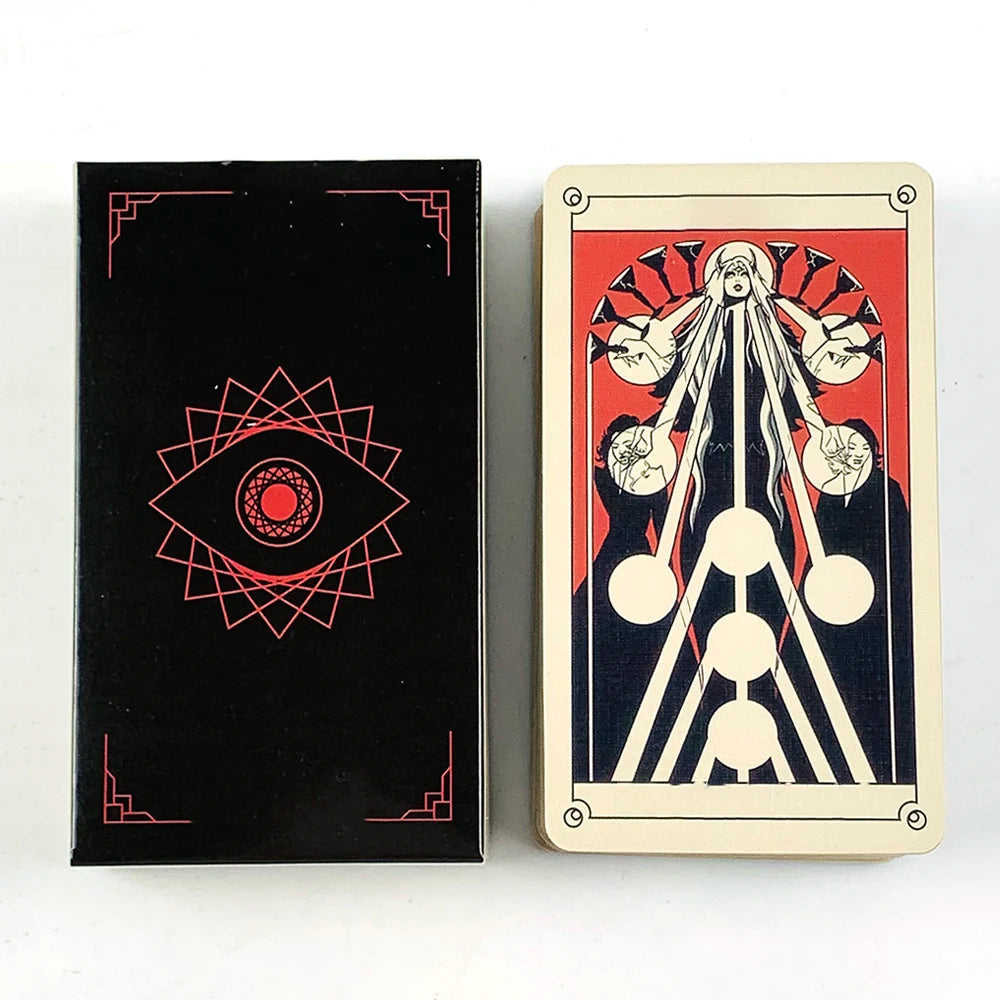 Tarot Cards Deck Family Party Playing Games Cards Fate Divination Edition Borad Playing Games,Halloween and Christmas Game