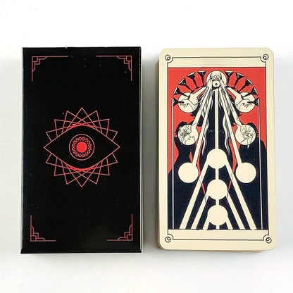 Tarot Cards Deck Family Party Playing Games Cards Fate Divination Edition Borad Playing Games,Halloween and Christmas Game