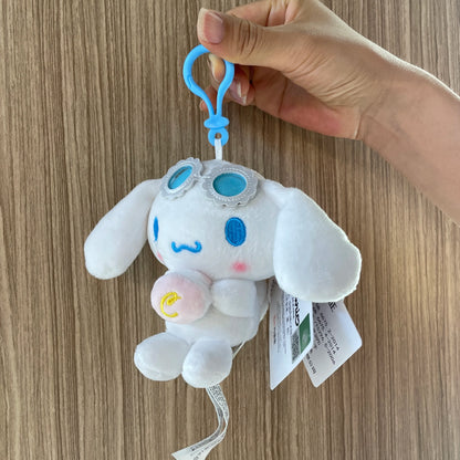 Genuine Sanrio Hangyodon Melody Kuromi Pendant Plush Toys Small Charms Sayuri Model Doll Stuffed Toys Girls Boys Birthday Gifts