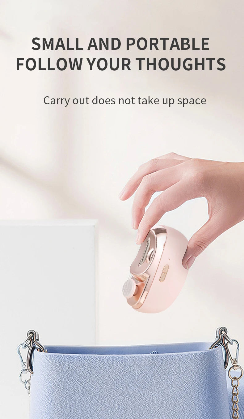 Automatic Electric Baby Nail Clipper - Anti-Splash Anti-Pinch Hand Nail Polisher
