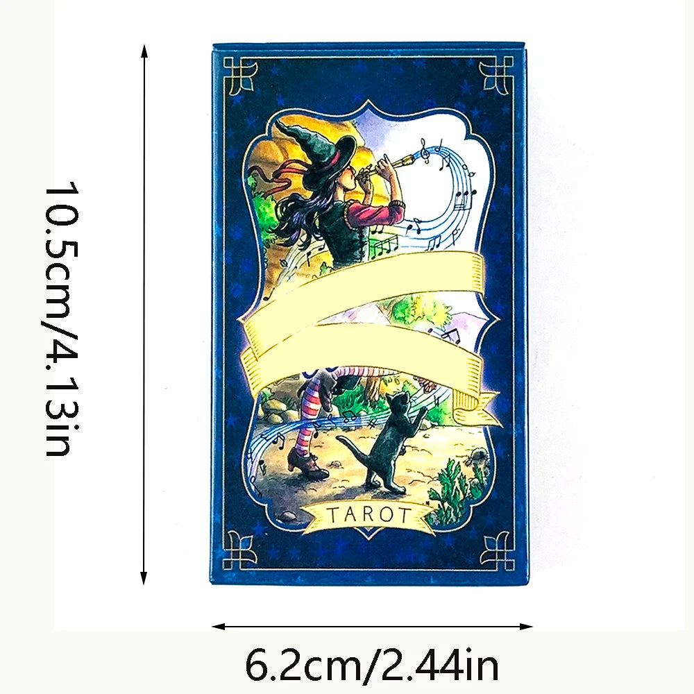 Tarot Cards English Eersion Prediction Divination Tarot Deck Board Game Cards,Christmas and New Year Family Party Games