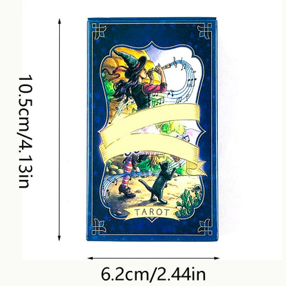 Tarot Cards English Eersion Prediction Divination Tarot Deck Board Game Cards,Christmas and New Year Family Party Games