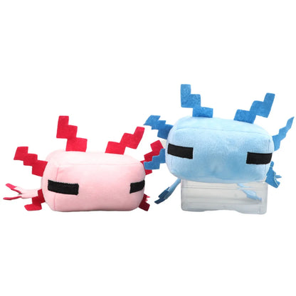 30cm Blue Axolotl Plush Toys Kawaii Axolotl Stuffed Animal Dolls Soft Game Peluche Birthday Gift for Children Kids Xmas Gift