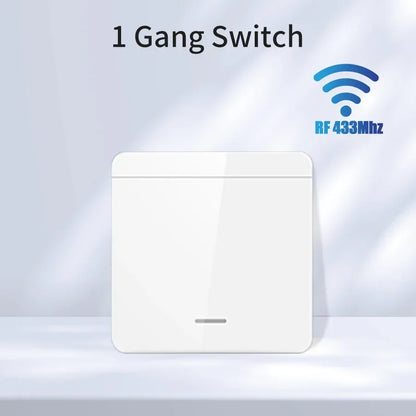 Tuya Smart WiFi Switch For Lighting RF 433MHz Wireless Switch Smart Life APP Voice Control Work With Alice Alexa Google Home