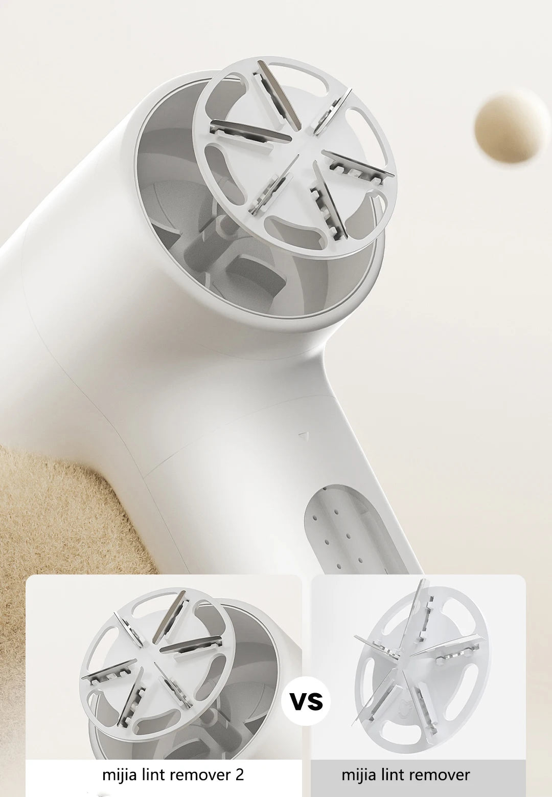 2025 New Mijia Lint Remover 2 Clothes Rechargeable Fuzz Pellet Fabric Shaver Trimmer Machine Hair Balls Removers Portable