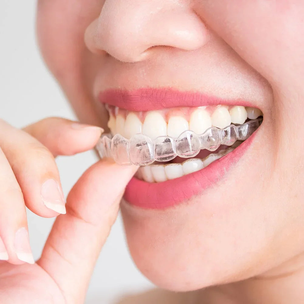 1/2/4/8pcs Anti Snoring Bruxism Sleeping Mouth Guard Tray Stop Teeth Grinding Sleep Aid Night Guard Gum Shield Mouth Health Care