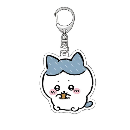 Chiikawa Pendant Anime Comic Acrylic Peripheral Keychain Hachiware Usagi Cute Pendant Bag Hanging Decoration Decoration