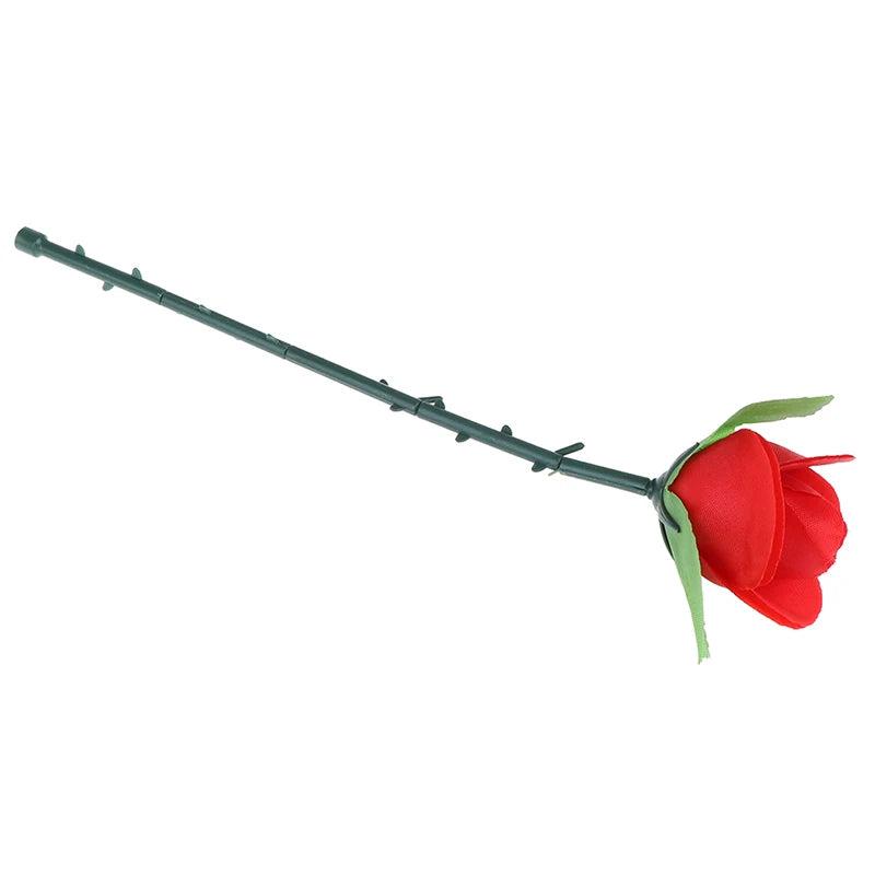 Folding Rose Magic Tricks Flower Appearing Close-Up Stage Street Illusion Gimmick Props Toys for Kids Surprise To Your Lover